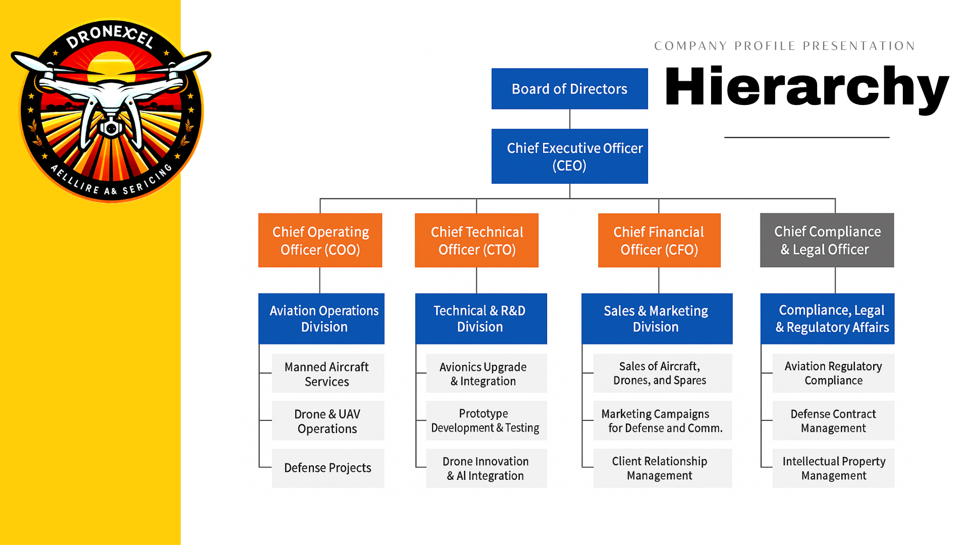 DronXcel company profile slide 12