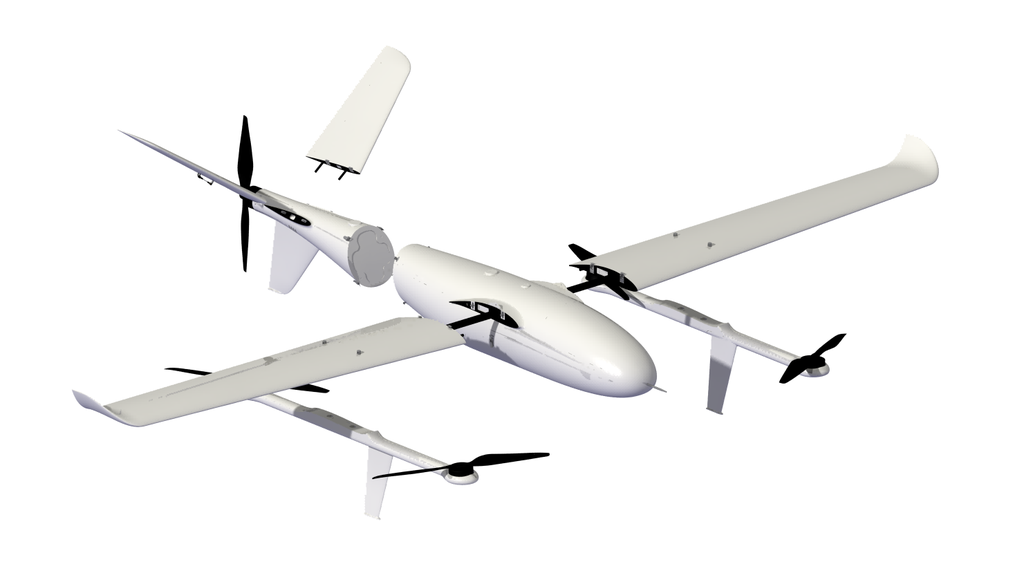 Long endurance fixed-wing vtol drone YF14E - official image 1