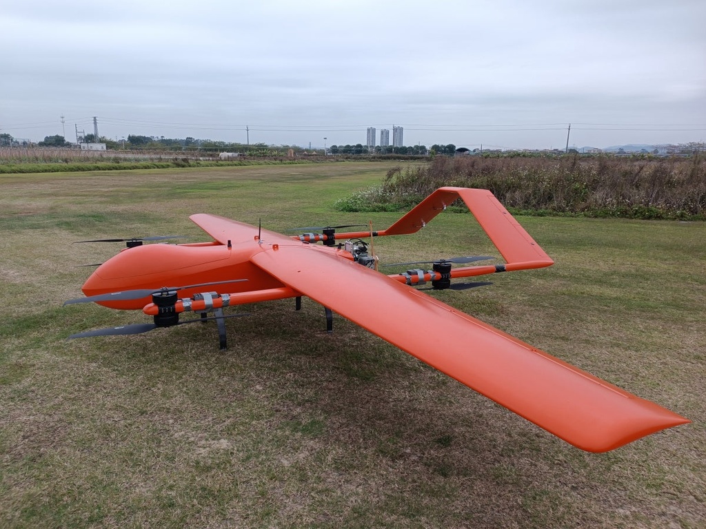 Large payload fuel power VTOL delivery drone VF200P - official image 2
