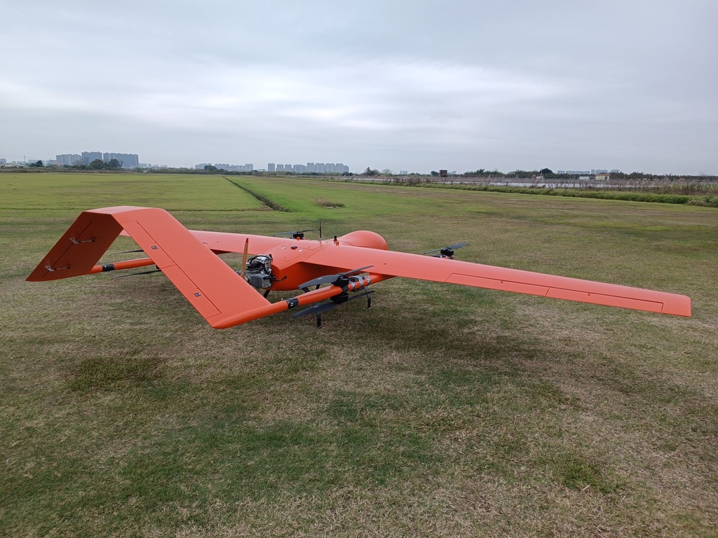 Large payload fuel power VTOL delivery drone VF200P - official image 3