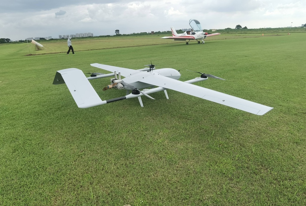 Large load and gasoline power fixed-wing drone VF80P - official image 1